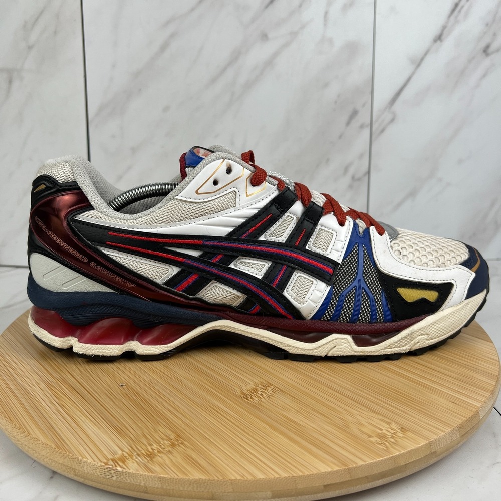 Asics Gel Kayano Legacy Mens Size 12 White Blue Red Sneakers Shoes 1203A325